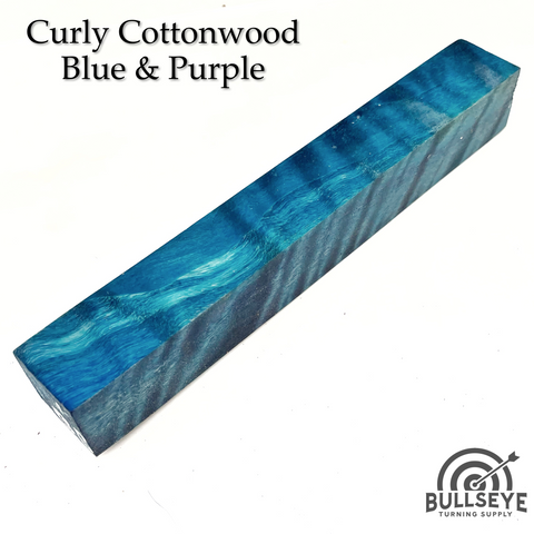 Curly Cottonwood | Double Dyed & Stabilized