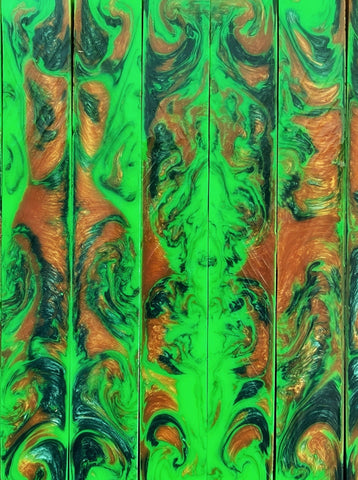 “Radioactive” Resin Pen Blanks