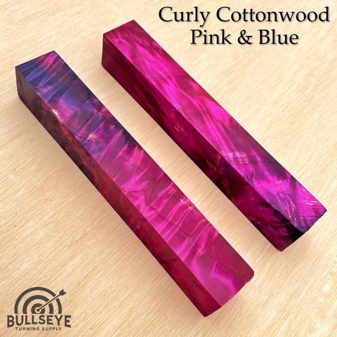 Curly Cottonwood | Double Dyed & Stabilized