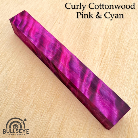 Curly Cottonwood | Double Dyed & Stabilized