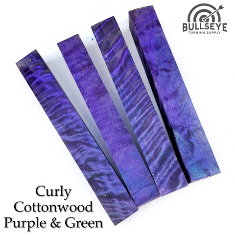 Curly Cottonwood | Double Dyed & Stabilized