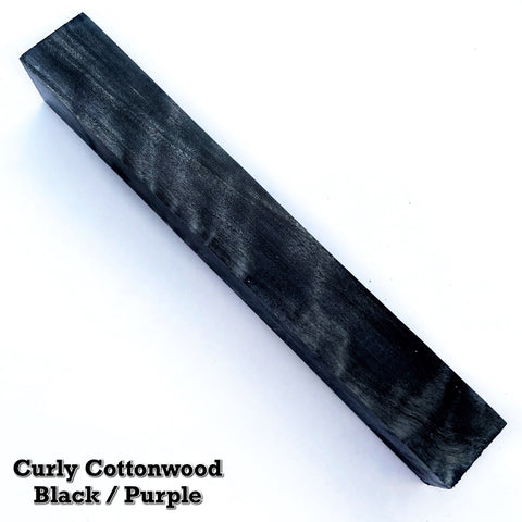 Curly Cottonwood | Double Dyed & Stabilized