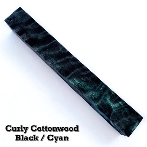 Curly Cottonwood | Double Dyed & Stabilized