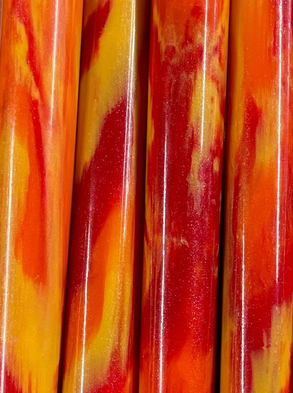 “Tequila Sunrise" Round Pen Blanks