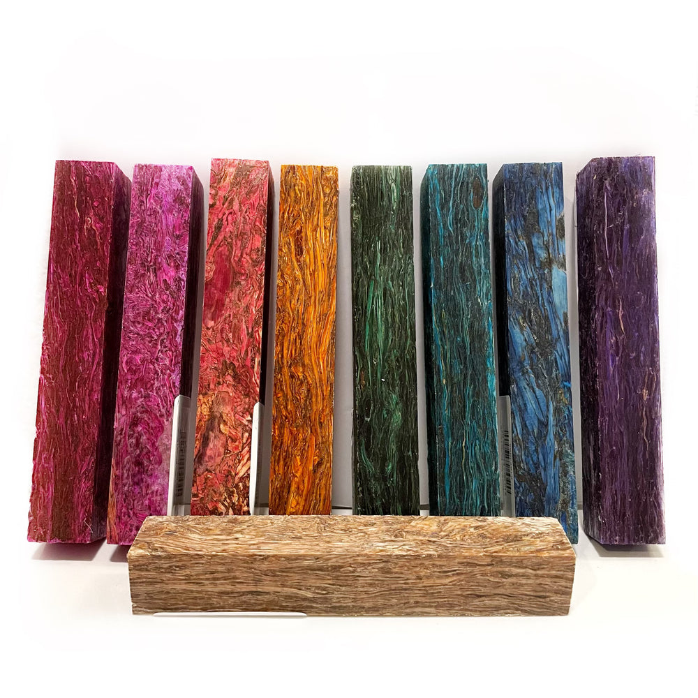 HempWood | Stabilized Pen Blanks | Single Color