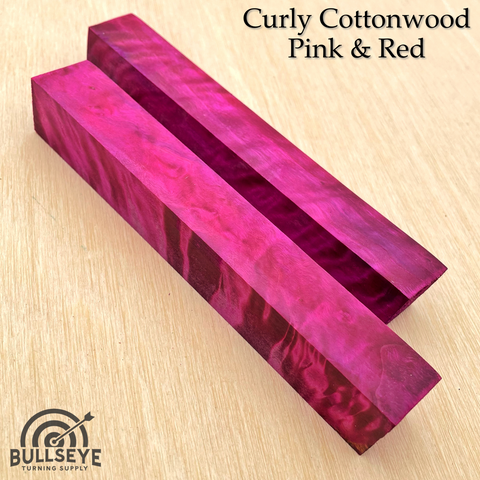 Curly Cottonwood | Double Dyed & Stabilized