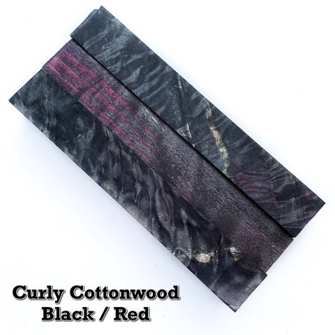 Curly Cottonwood | Double Dyed & Stabilized