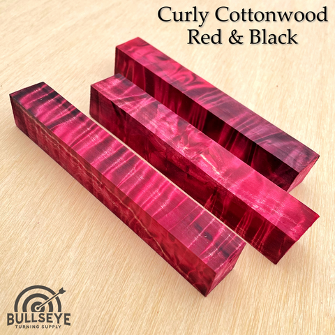 Curly Cottonwood | Double Dyed & Stabilized