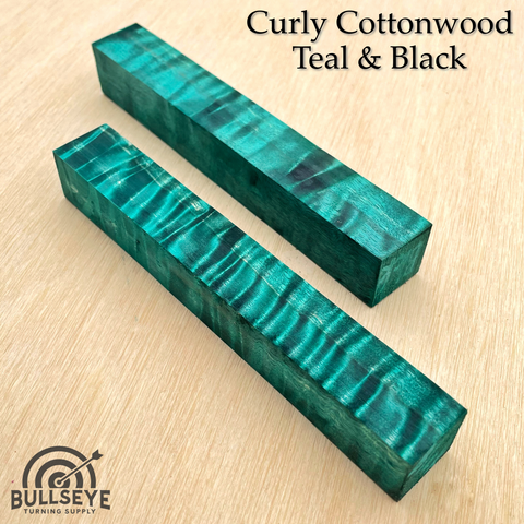 Curly Cottonwood | Double Dyed & Stabilized