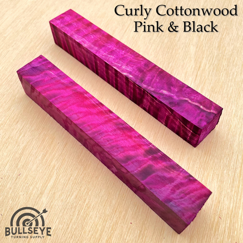 Curly Cottonwood | Double Dyed & Stabilized