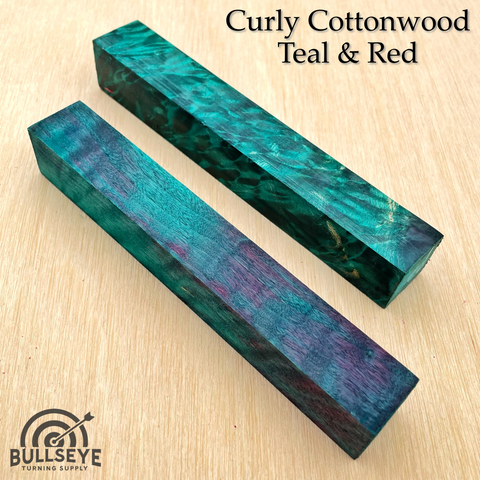 Curly Cottonwood | Double Dyed & Stabilized